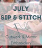 Sip & Stitch JULY – Creative Workshop at Granello Lounge