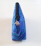 Blue Swirl Fabric Glasses Case - Zipped Spectacle And Sunglasses Pouch - Image 3