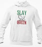 SLAY QUEEN - Funny Gay Themed Novelty Christmas HOODIE xmas  gift - Image 2