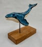 Ceramic Humpback Whale Sculpture, Small Ocean Animal Ornament, Bathroom Shelf - Image 6