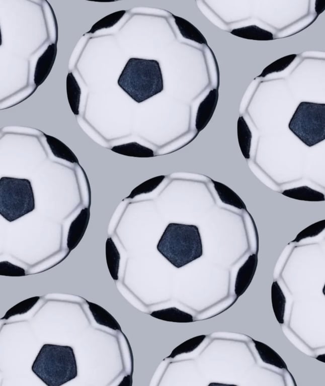 Large football bath bomb - kids, handmade