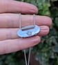 Dendritic opal gemstone necklace, winter jewellery, Christmas gift idea - Image 4
