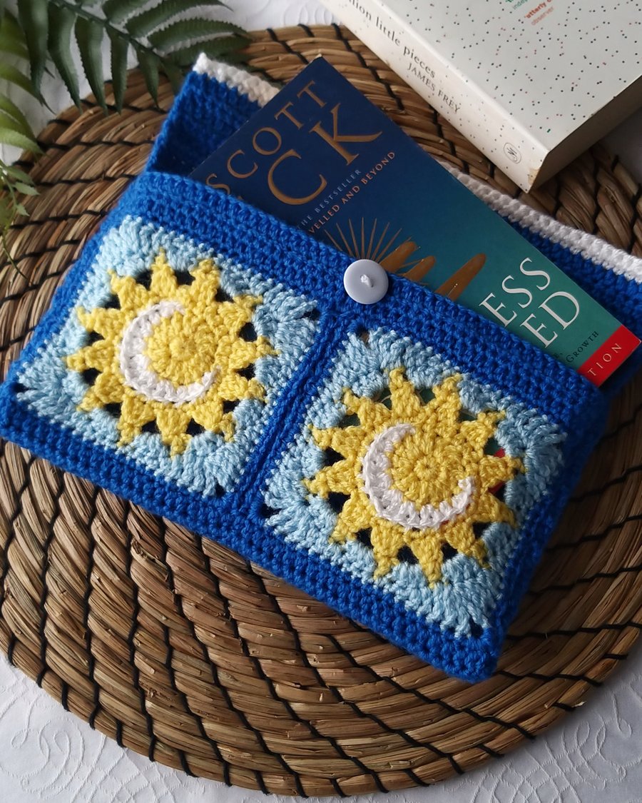 Kindle & Book Sleeve,Case, Pouch Sun & Moon Celestial