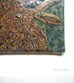 Handmade Fused Glass 'The Hares & The Moon' Picture - Image 7