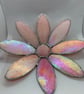 Stained glass waterlily dish