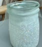 Glitter decorated glass jar tealight holder - Image 8