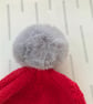 Bobble hat with contrast pattern - Image 3