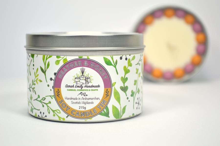 Heather & Honey Candle Tin