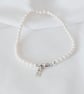 Sterling Silver Pearl Bracelet  - Image 2