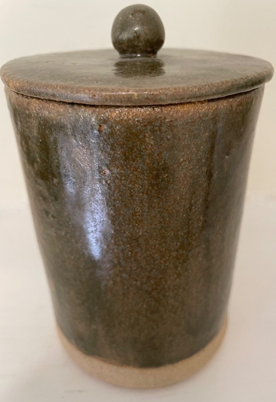 Lidded storage Jar