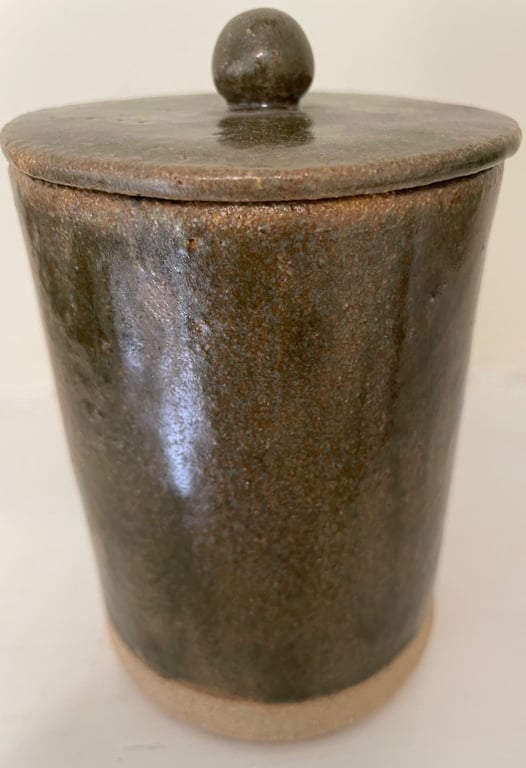 Lidded storage Jar