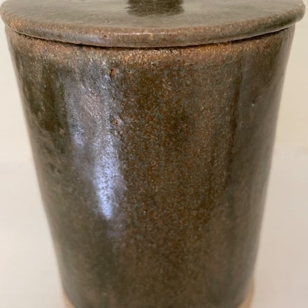 Lidded storage Jar
