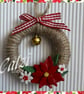 Set Of 3 Mini wreath Christmas decorations  - Image 1