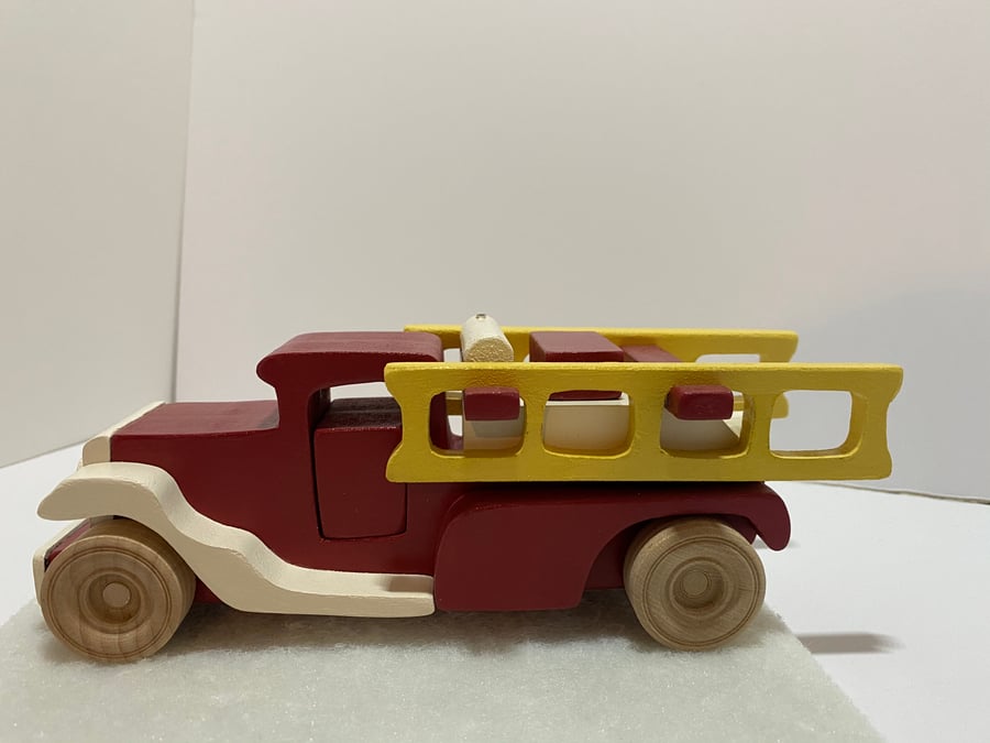 Wooden Fire Truck