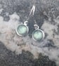 Sea green sparkle earrings  - Image 1