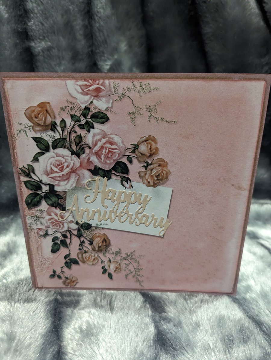 Pretty as a Picture Anniversary Card