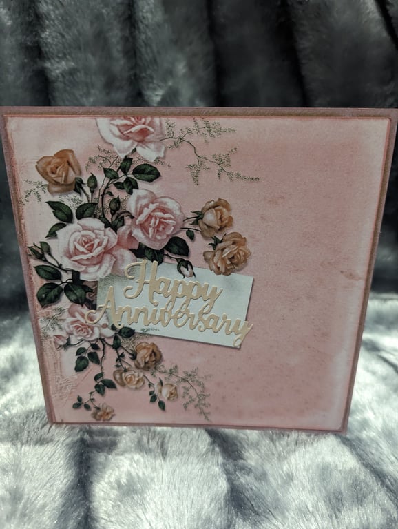 Pretty as a Picture Anniversary Card