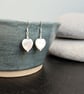 Mother of Pearl Heart Earrings - Image 3