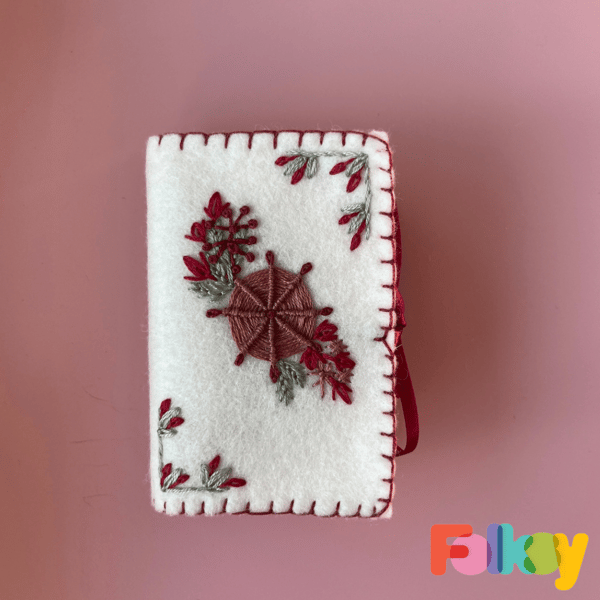 Needle Book - Ivory Floral