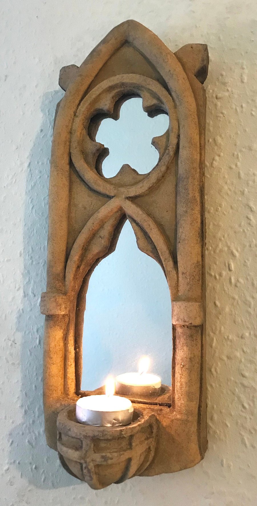 Small Single Gothic Arch Mirror