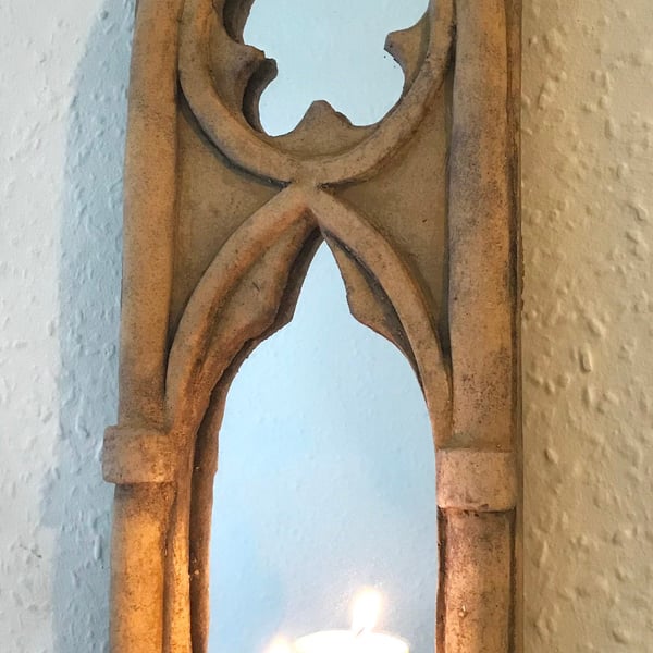 Small Single Gothic Arch Mirror
