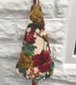 Floral Linen Peg Bag, Lined Storage Bag for Pegs - Image 3