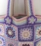 Crochet bag pattern with optional lining. Based on a granny square. Lovely gift. - Image 2