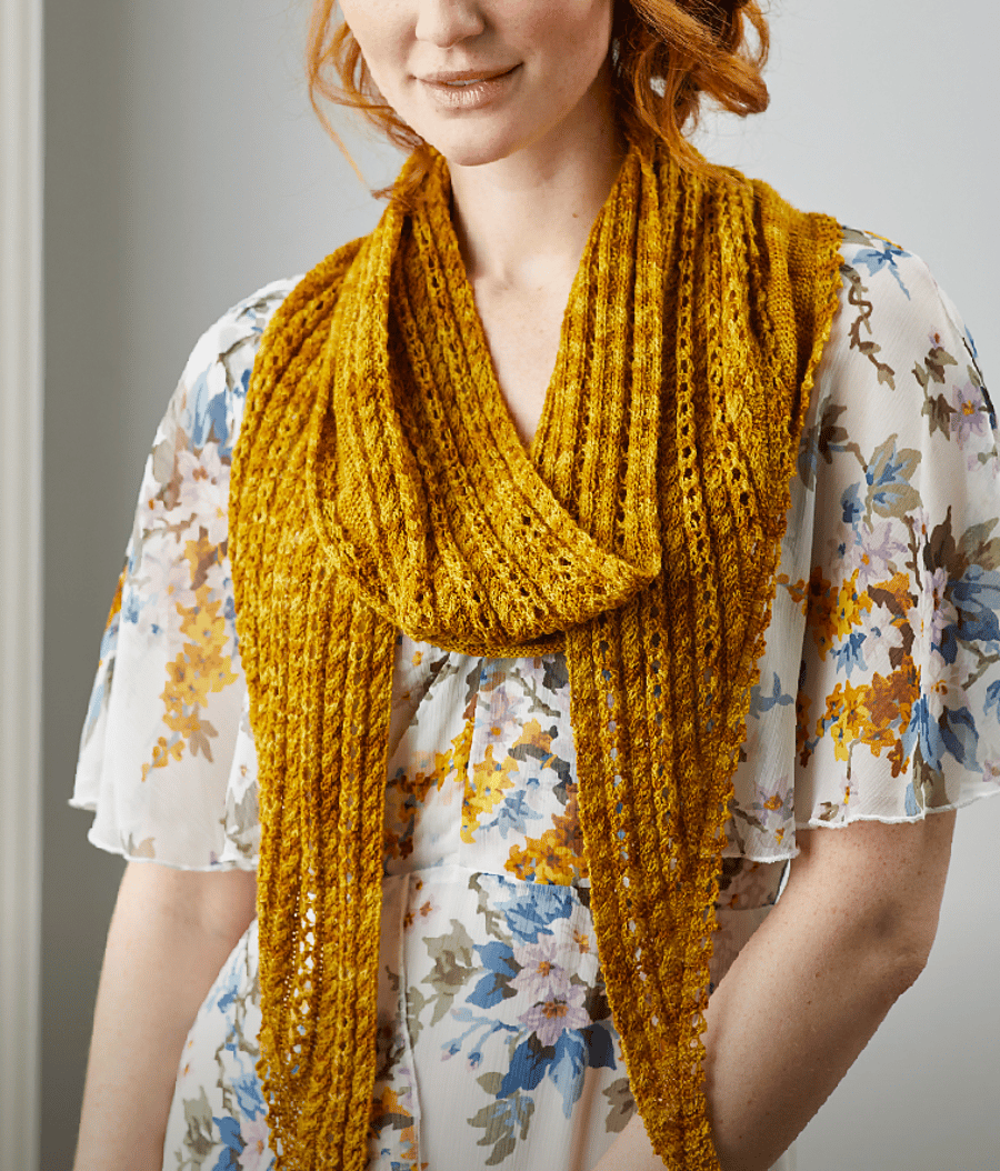 Lace Shawlette Knitting Pattern