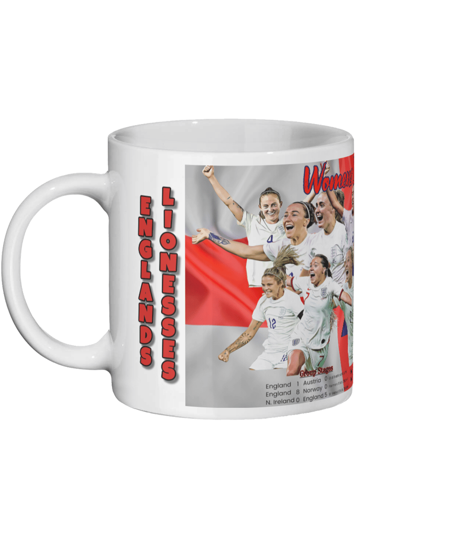 England Lionesses Euro 22 Winners Mug