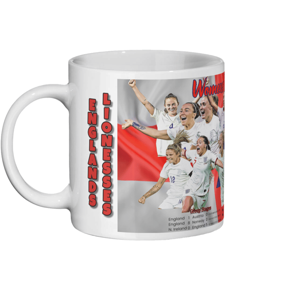 England Lionesses Euro 22 Winners Mug