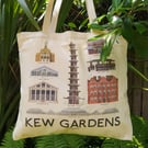 Kew Gardens Large Natural Cotton Shopping Bag 