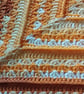 Handmade Crochet Baby Blanket: Imperial Ridge Autumn Nursery Blanket - Image 4