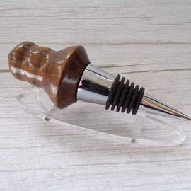 Walnut Bottle Stopper