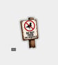Funny Novelty Vinyl Sticker - Do Not Feed Seagulls Sign