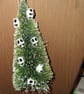 Halloween Skull Hanging Tree Ornament Handcrafted OOAK