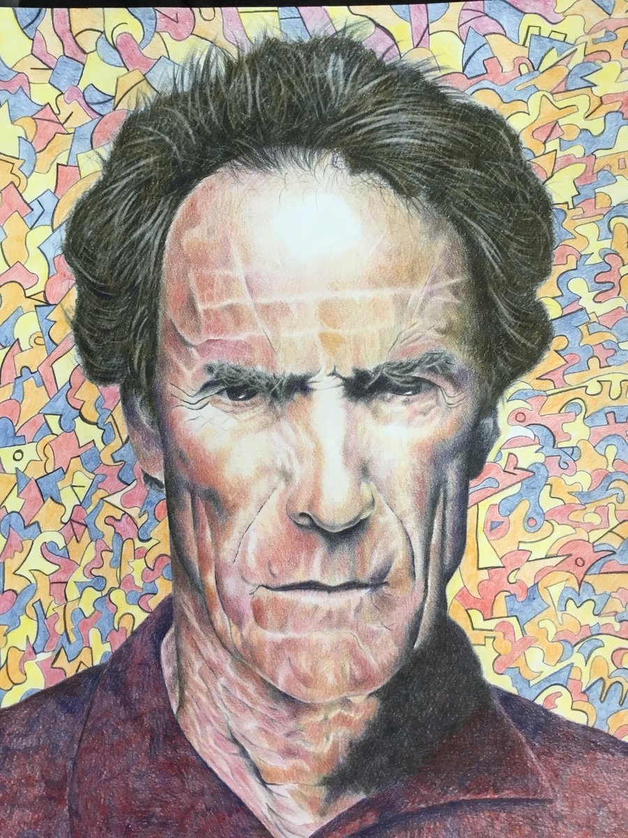 Portrait of Clint Eastwood