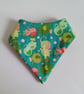 Bandana bib, new baby gift,  bib, patchwork, quilted bib, reversible bandana bib - Image 4