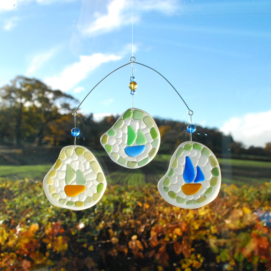Three ships sun catcher