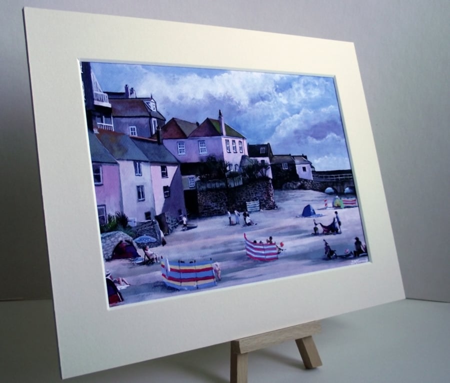  PRINT - St Ives Harbour by Quay Street