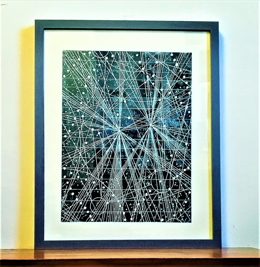 Memory of Universe linoprint