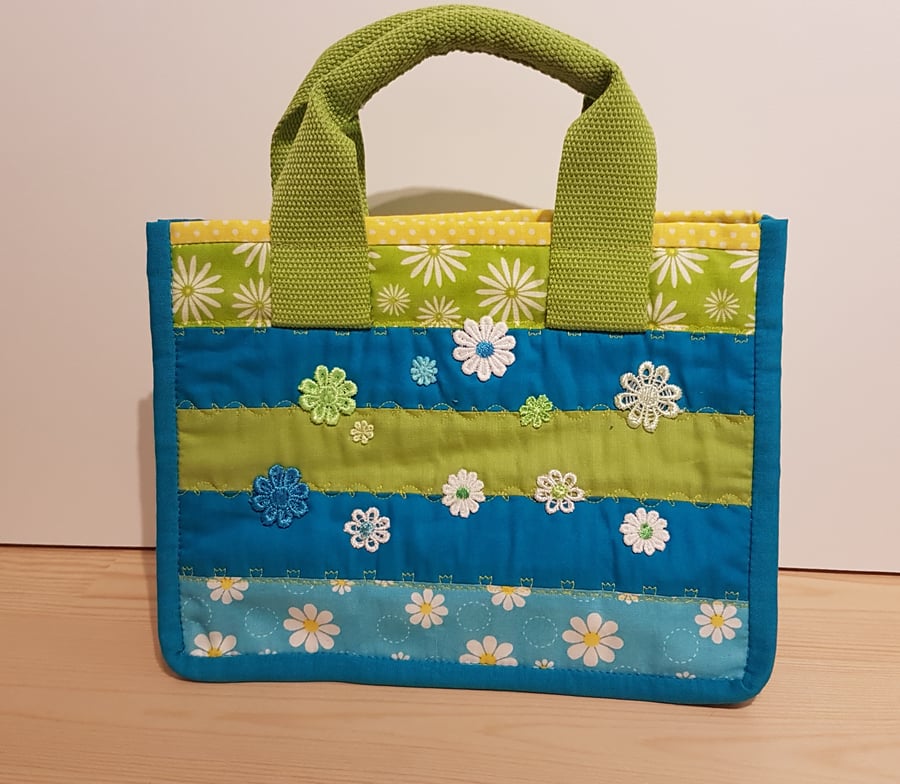 Patcwork handbag Spring Flowers