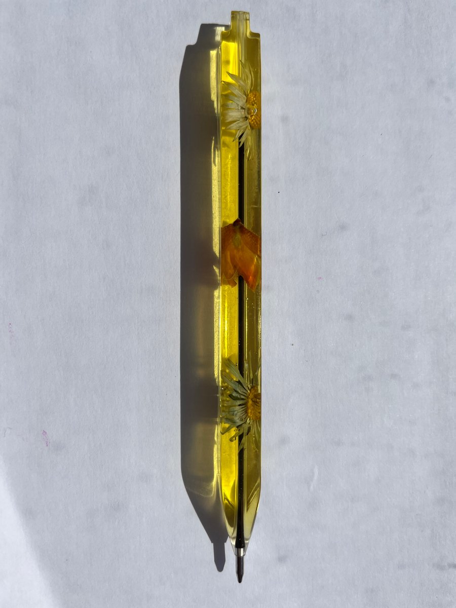 Daisy and Gorse Flower Pen