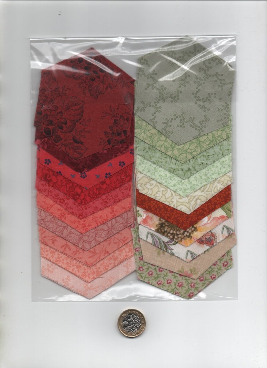 ChrissieCraft die-cut kit - HEXIES for English Paper Piecing