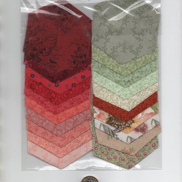 ChrissieCraft die-cut kit - HEXIES for English Paper Piecing