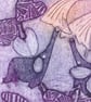 Mini Midnight Garden  1.6. Purple print - Image 2