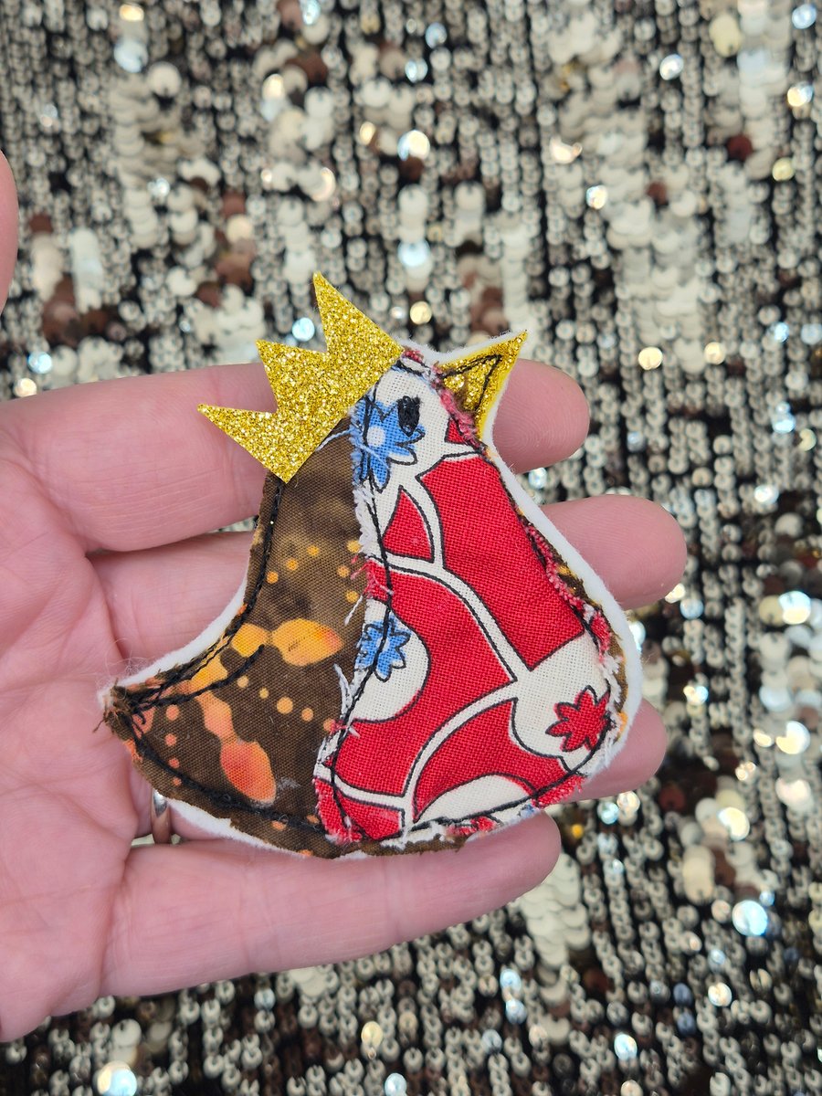 Christmas Robin Badge