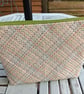 Fabric purse with sashiko embroidery detail  - Image 5