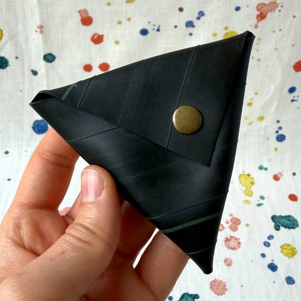 Inner Tube Coin Samosa - Large Blue Stripe Bronze - Second: Gap - Super Seconds