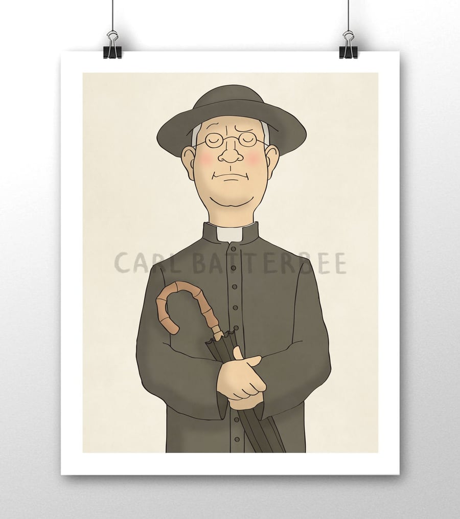 Father Brown - G. K. Chesterton - Illustration Print