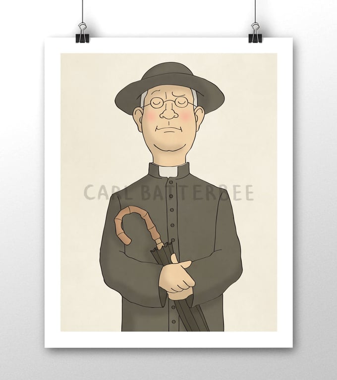 Father Brown - G. K. Chesterton - Illustration Print